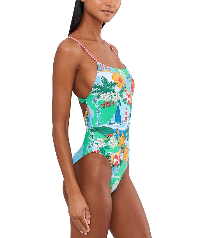 Seafolly Viva Vacation Square Neck One-Piece - Image 3