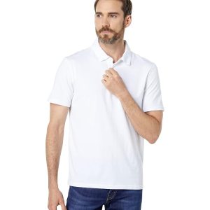 Vince Garment Dye Short Sleeve Polo