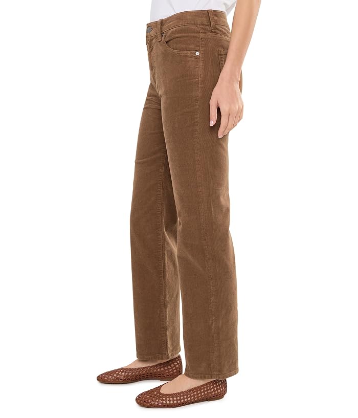 AG Jeans Brinley Mid-Rise Straight Corduroy Pants - Image 3