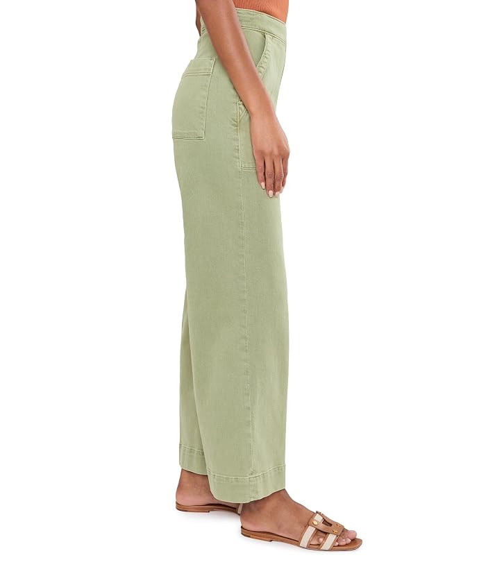 Joe's Jeans The Side Zip Wide Leg Ankle in Pesto - Image 3