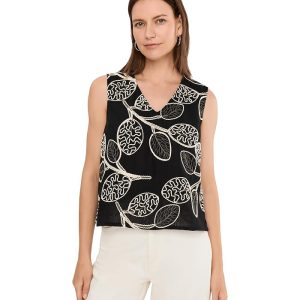 Vince Camuto V-Neck Sleeveless Blouse