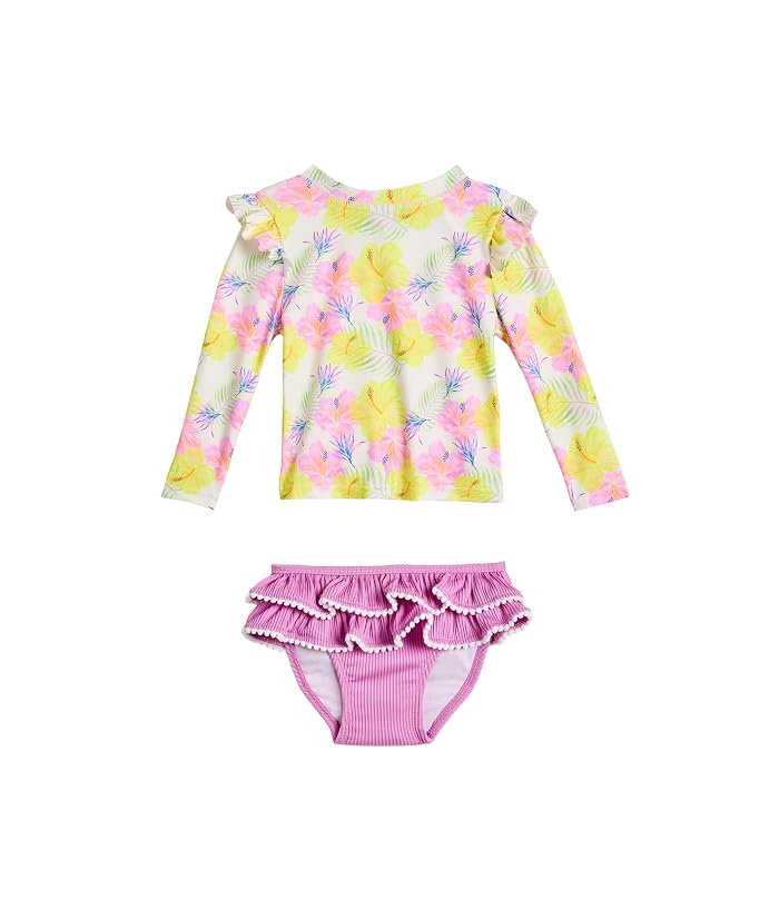 Snapper Rock Kids Aloha Vacay Recycled Ruffle Set (Infant/Toddler/Little Kid)