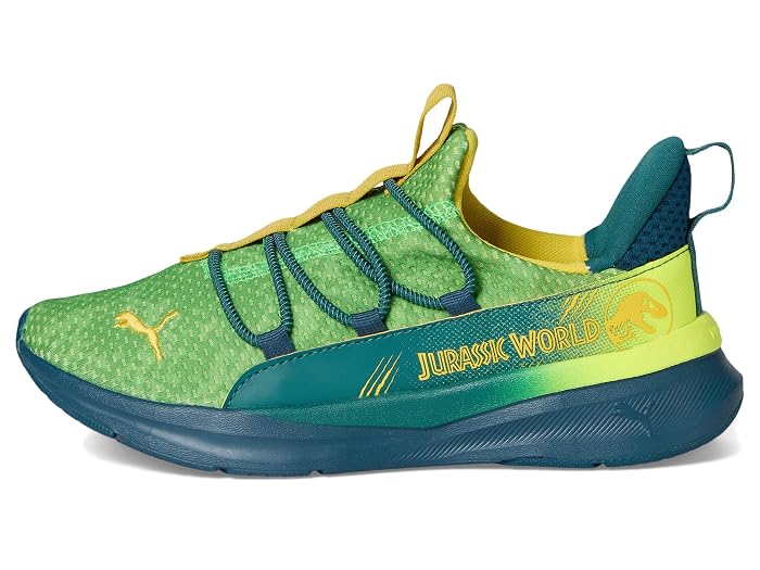PUMA Kids Softride One4All Jurassic World Slip-On Shoes (Big Kid) - Image 4