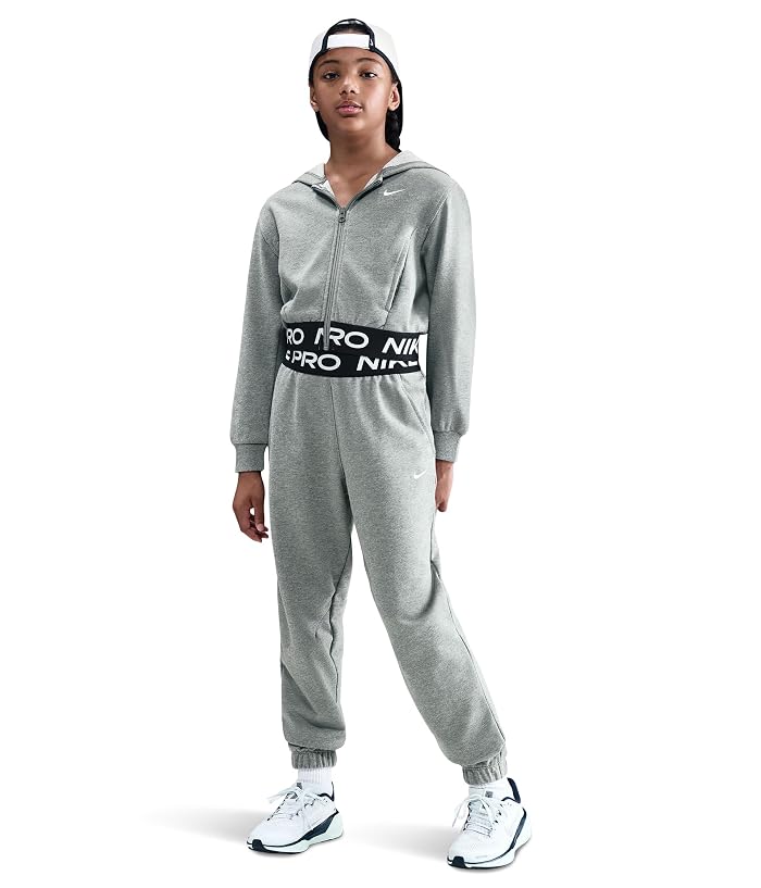 Nike Kids Pro Fleece Dri-FIT™ Full-Zip Hoodie (Little Kid/Big Kid) - Image 4