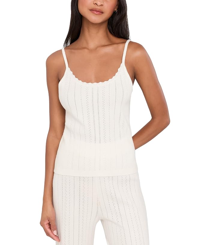 Eberjey Pointelle Sweater Scoop Neck Cami