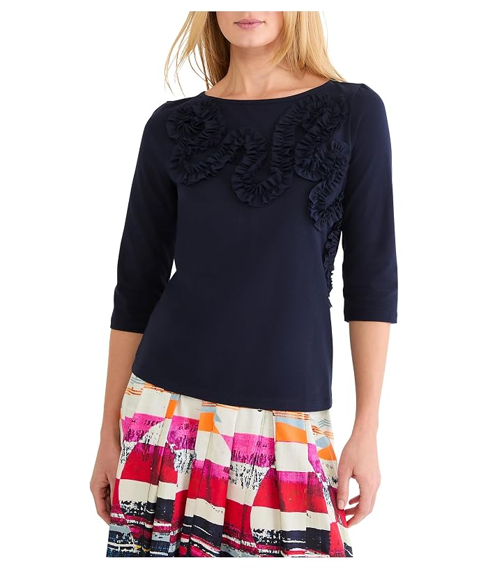 NIC+ZOE Mesh Applique Top