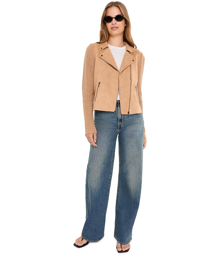NIC+ZOE Petite Mixed Media Moto Jacket - Image 2