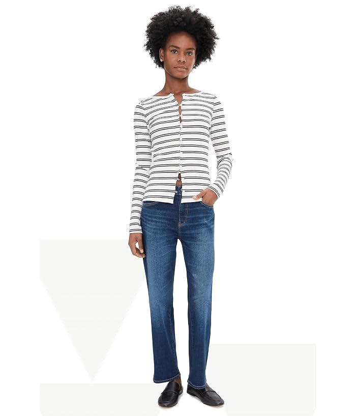 Sanctuary Button Front Ribbed Top - Image 2