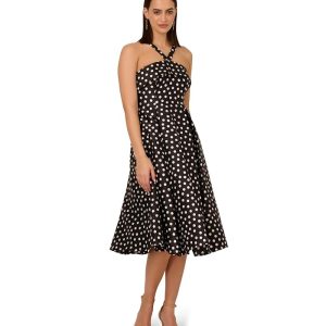 Adrianna Papell Polkadot Fit-and-Flare