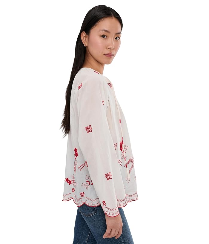 Johnny Was Laney Scallop Blouse - Image 3