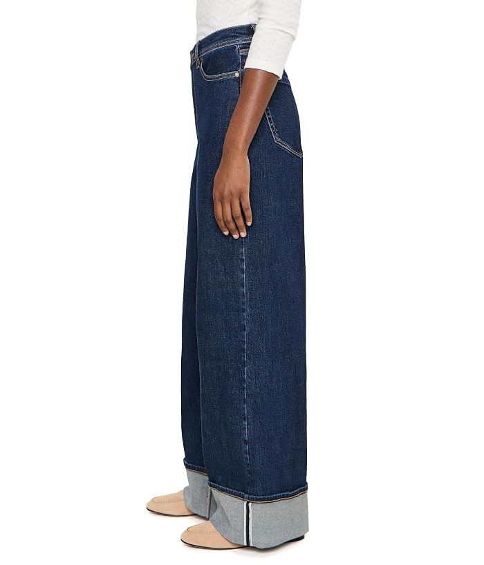 Liverpool Los Angeles Morgan High-Rise Selvedge Cuffed Wide Leg Jeans - Image 3