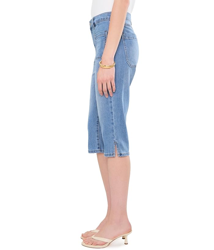 Liverpool Los Angeles Mid-Rise Denim Capri with Patch Pockets 19" Inseam - Image 3
