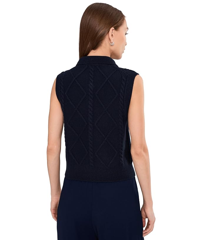 Vince Polo Cable Vest - Image 4