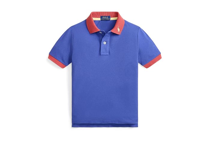 Polo Ralph Lauren Kids Stretch Cotton Mesh Polo Shirt (Toddler/Little Kid) - Image 4