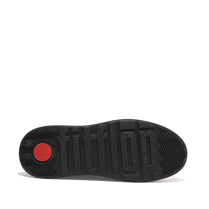 FitFlop F-Mode Leather Lace-Up Flatform Ankle Boots - Image 2