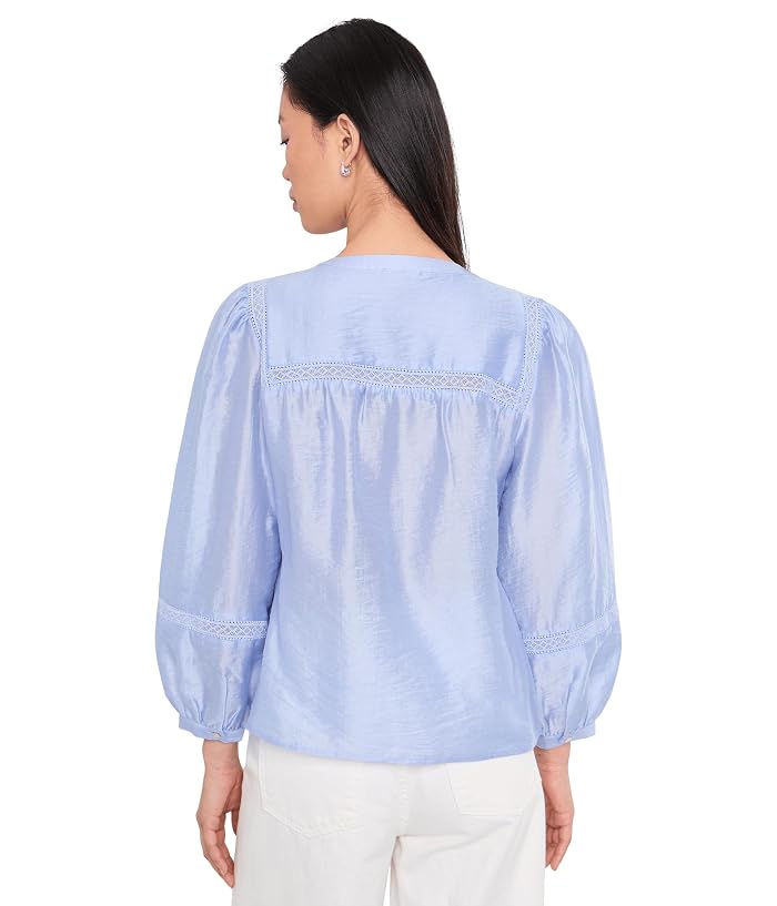 Vince Camuto Crew Neck With Pleated Front - Image 4