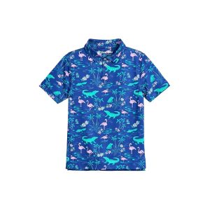 Chubbies Kids The Lil Swamp And Circumstance Performance Polo (Toddler/Little Kid)