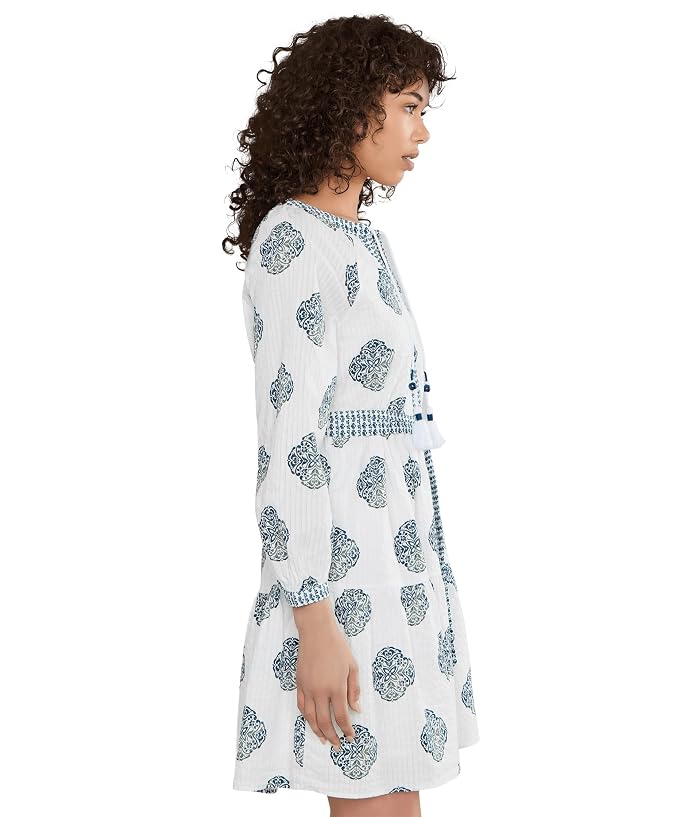Tommy Bahama Mosaic Shores Long Sleeve Short Dress - Image 3