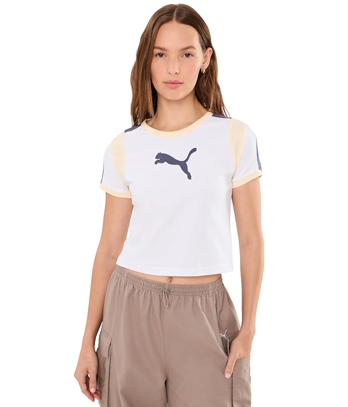 PUMA Graphic Ringer Baby Tee