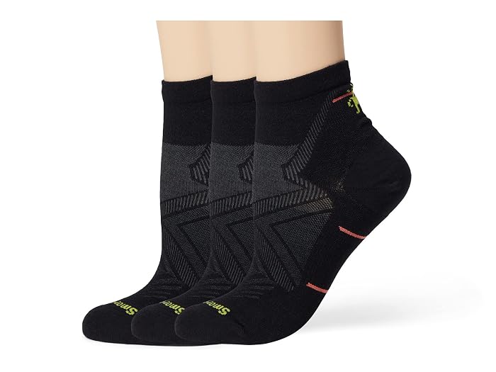Smartwool Run Zero Cushion Ankle Socks 3-Pack