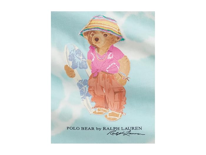 Polo Ralph Lauren Kids Tie-Dye Polo Bear Cotton Dress & Bloomer (Infant) - Image 3
