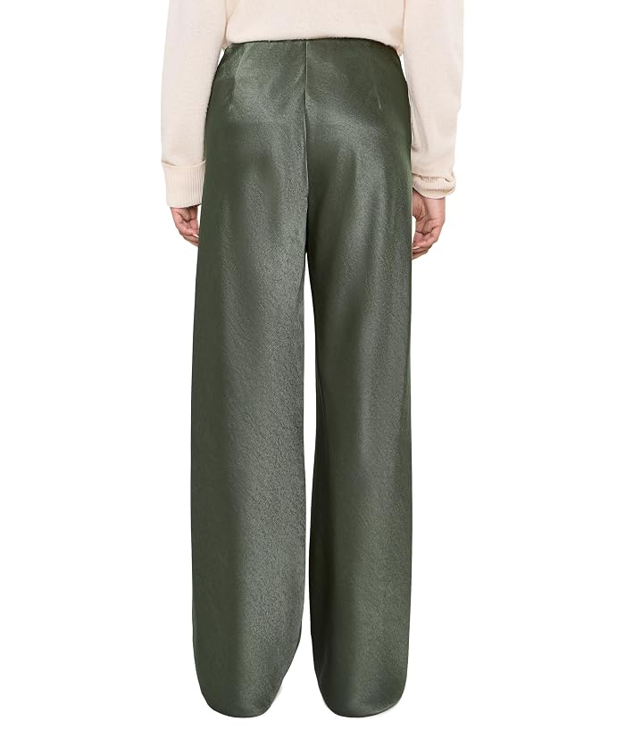 Vince High-Waist Fluid Satin Bias Pants - Image 4