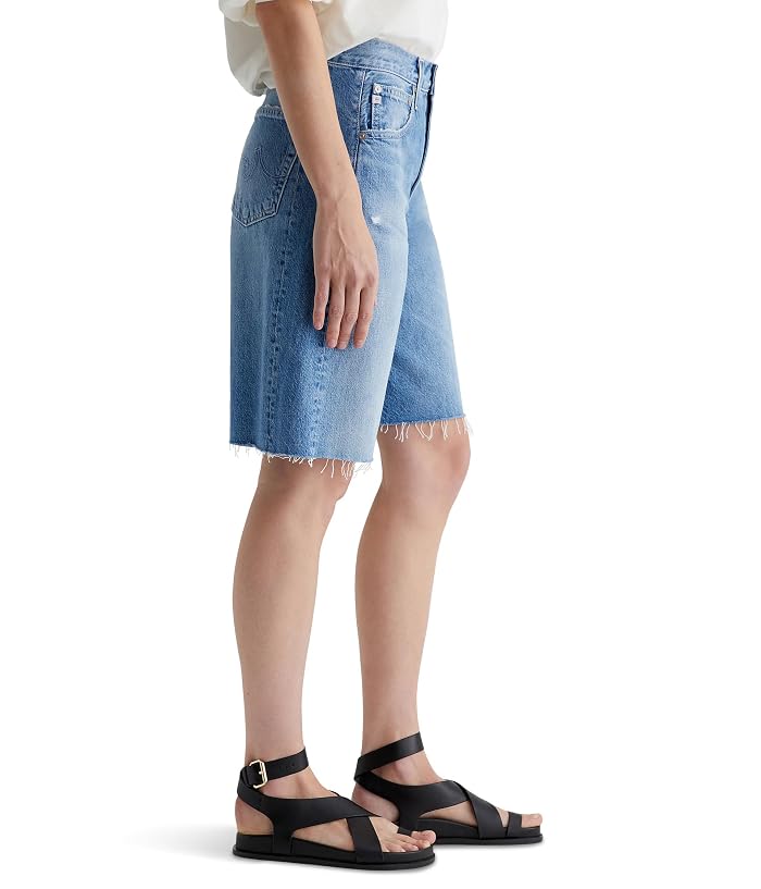 AG Jeans Hattie High-Rise Barrel Shorts - Image 2