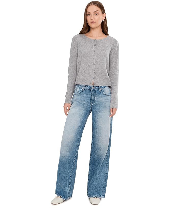 AG Jeans Adria Low Rise Baggy Wide Leg in Stockholm Snowdrift - Image 2