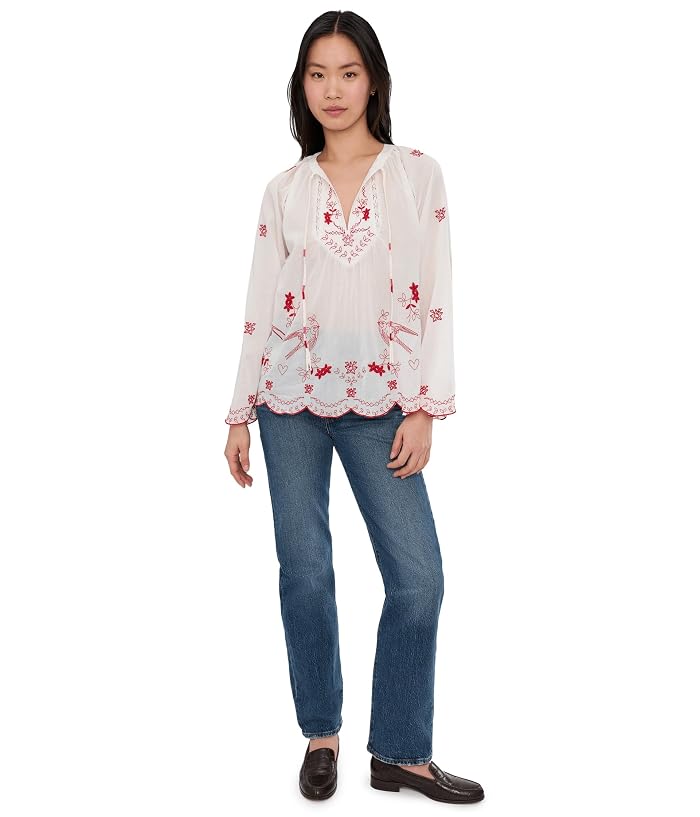 Johnny Was Laney Scallop Blouse - Image 2