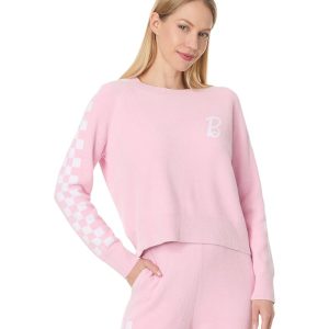 Barefoot Dreams CozyChic® Ultra Lite Checkered Barbie Pullover