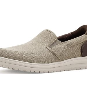 Nunn Bush Brew City Easy On and Off Moccasin Toe Hands Free Organic Canvas Slip-On Loafers