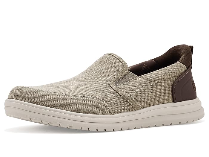 Nunn Bush Brew City Easy On and Off Moccasin Toe Hands Free Organic Canvas Slip-On Loafers