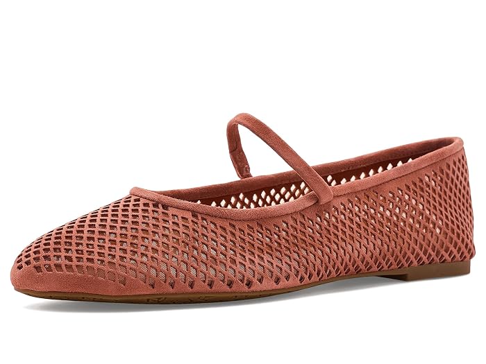 Lauren Ralph Lauren Jayna Perforated Suede Mary Jane Flats