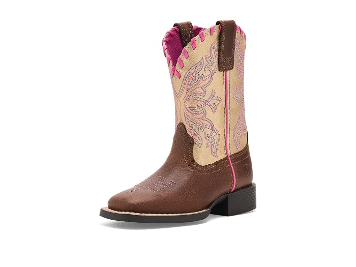 Ariat Kids Sundown Wide Square Toe Western Boots (Toddler/Little Kid/Big Kid)