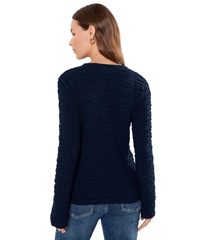Liverpool Los Angeles Long Flare Sleeve Crew Neck Knit Top - Image 4