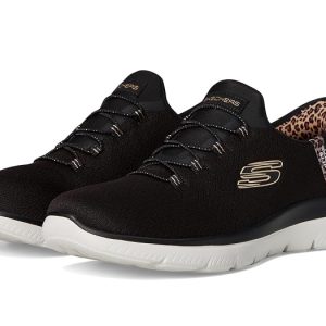 SKECHERS Summits Leopard Chic Hands Free Slip-INS