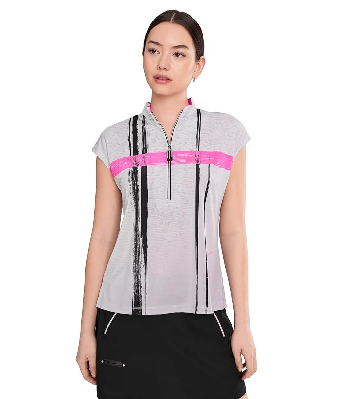 Jamie Sadock Elegant Short Sleeve Pink