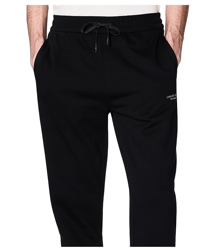 Armani Exchange Milano/New York Logo Drawstring Joggers - Image 3