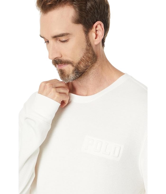 Polo Ralph Lauren Embossed Thermal Long Sleeve Crew Shirt - Image 3