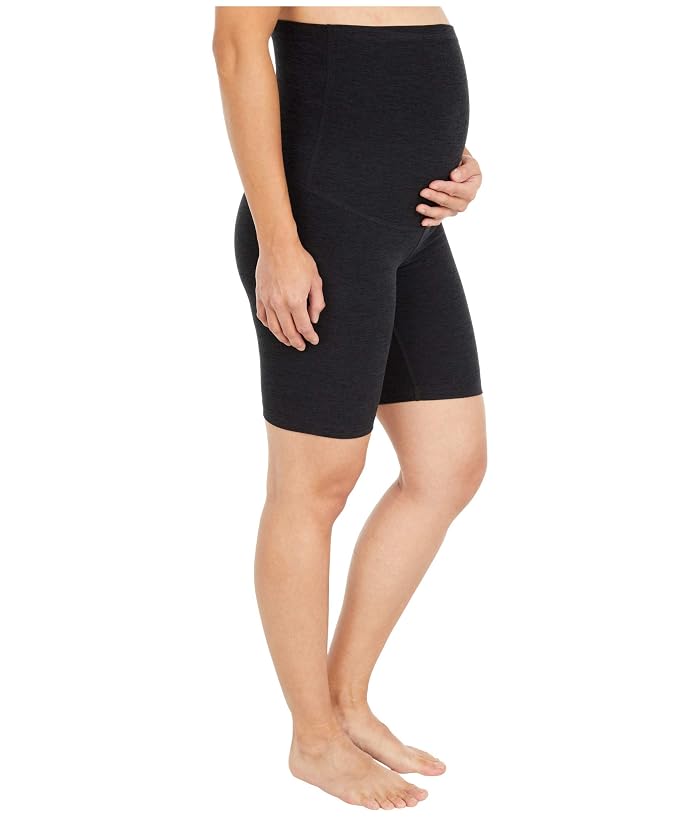 Beyond Yoga Maternity Spacedye Empire Waisted Biker Shorts - Image 4