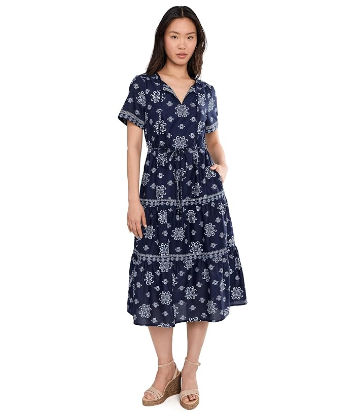 Tommy Bahama Coastal Tiles Short Sleeve Midi Dress - Image 2
