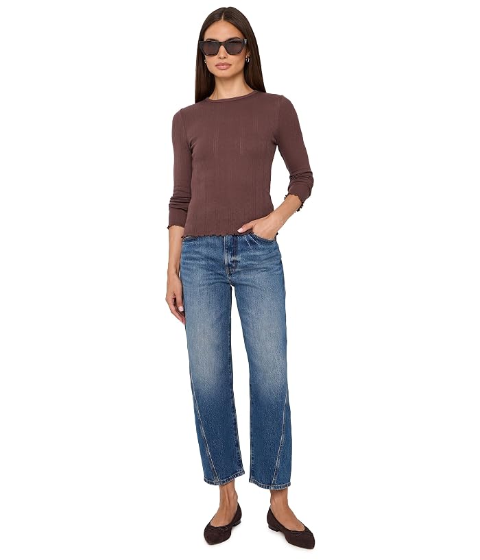 DAZE Westward High-Rise Seamed Barrel in Authentic - Image 2