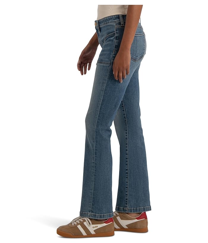 KUT from the Kloth Kelsey High-Rise Ankle Flare Front Seams Patch Pocket - Image 2