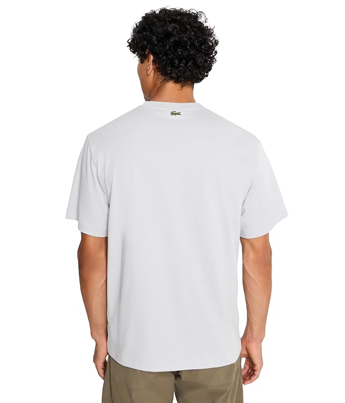 Lacoste Classic Fit Croc Graphic T-Shirt - Image 4