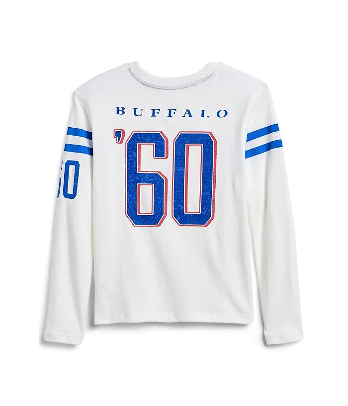 Junk Food Clothing Kids NFL Buffalo Bills Striped Yoke Long Sleeve Tee (Little Kid/Big Kid) - Image 2