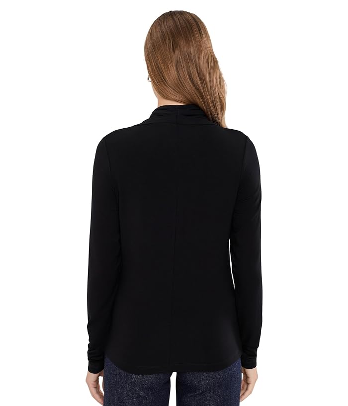 Liverpool Los Angeles Long Sleeve Wrap Neck Knit Top - Image 4