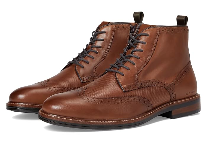 Johnston & Murphy XC+ Durham Embossed Wing Tip Shearling Boots