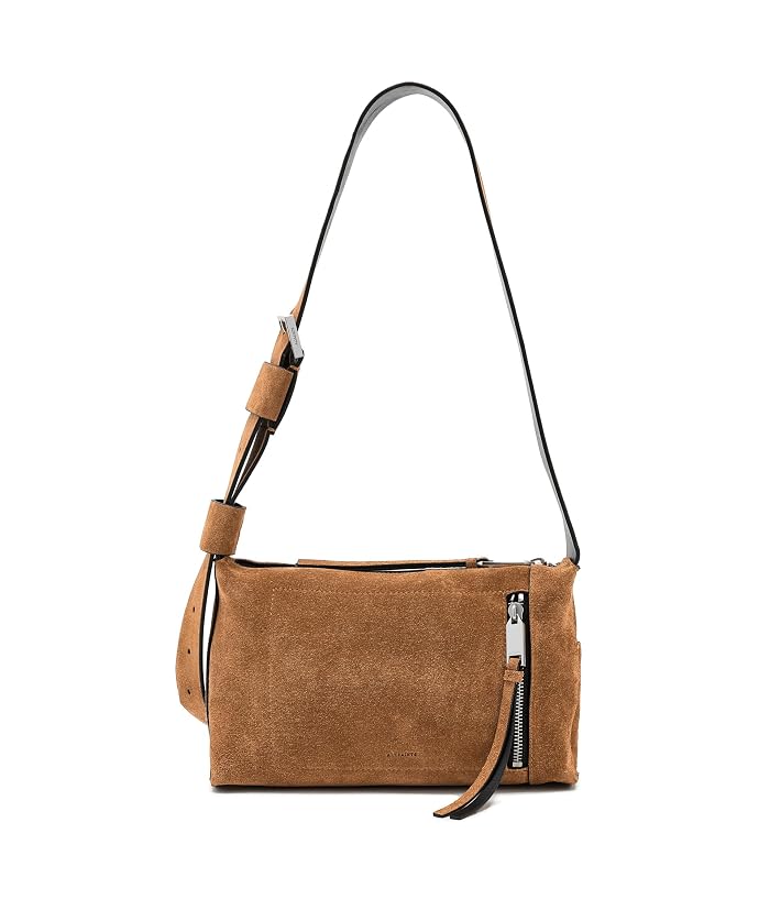 AllSaints Alba Suede Zip Xbody