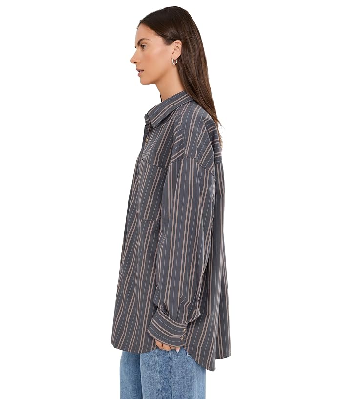 Free People Freddie Striped Shirt - Image 3