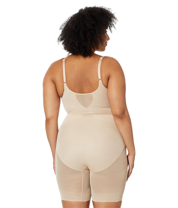 Miraclesuit Shapewear Extra Firm Sheer Shaping Open Bust Mid-Thigh Slimmer - Image 2
